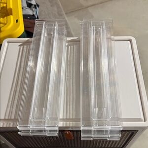 Clear Plastic drawer dividers (set of 8)
